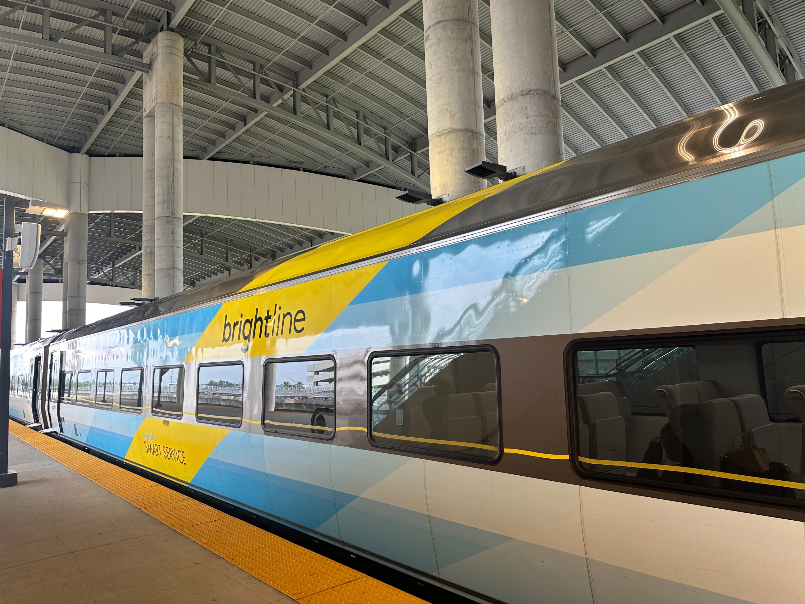 Brightline Orlando Station - Train Boarding